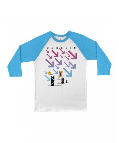 Genesis 3/4 Sleeve Baseball Tee | Live In Concert 1986 Tour Shirt $13.78 Shirts