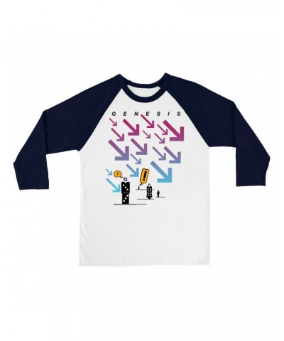 Genesis 3/4 Sleeve Baseball Tee | Live In Concert 1986 Tour Shirt $13.78 Shirts