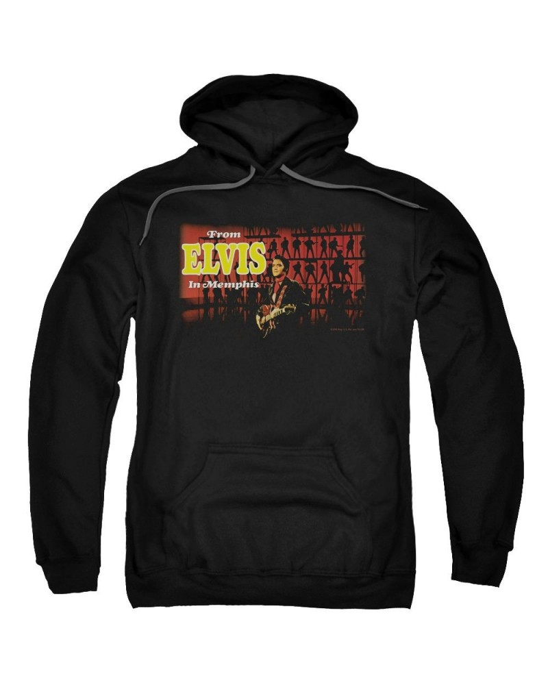 Elvis Presley Hoodie | FROM ELVIS IN MEMPHIS Pull-Over Sweatshirt $12.48 Sweatshirts