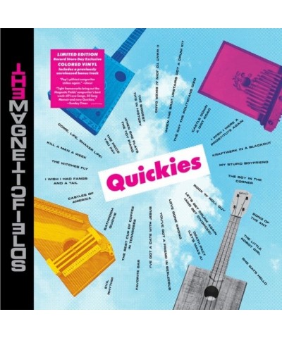 The Magnetic Fields LP Vinyl Record - Quickies (Transparent Magenta Vinyl) $15.06 Vinyl