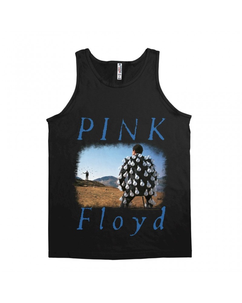 Pink Floyd Unisex Tank Top | Delicate Sound Of Thunder Album Design Distressed Shirt $8.98 Shirts