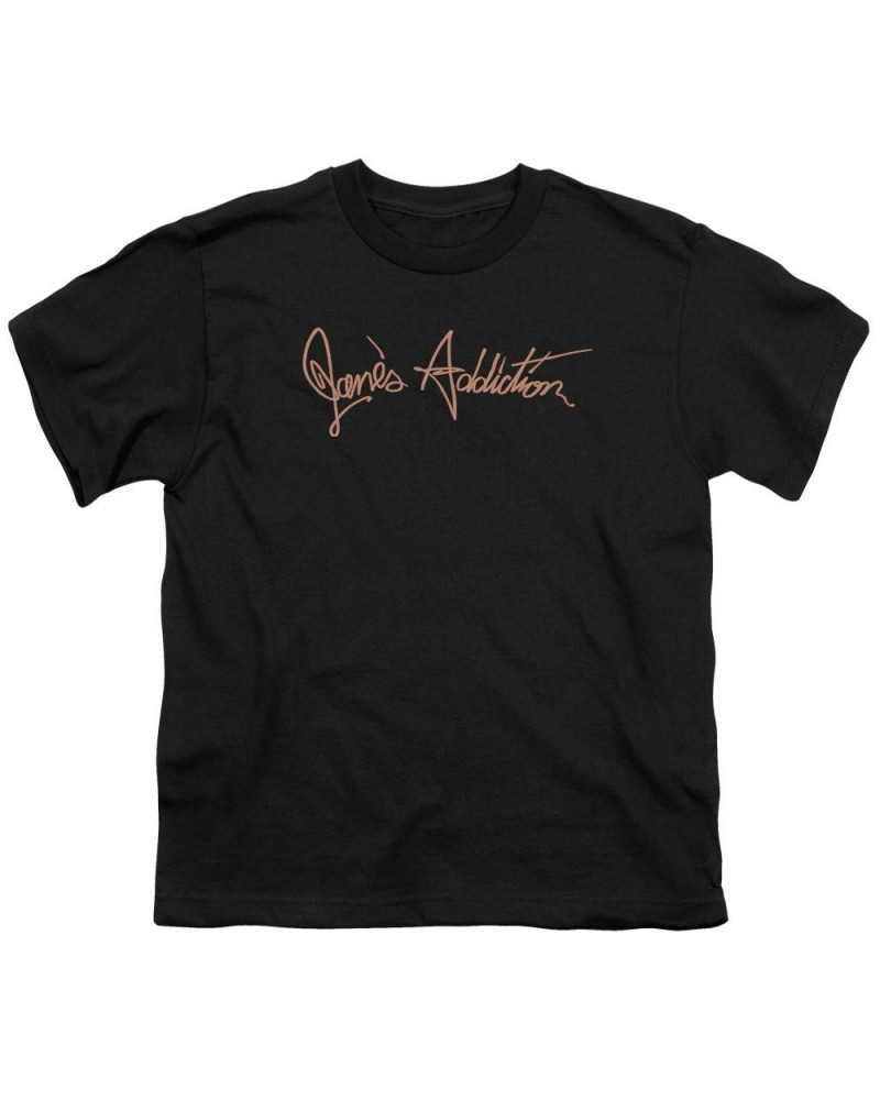 Jane's Addiction Youth Tee | SCRIPT LOGO Youth T Shirt $6.12 Kids