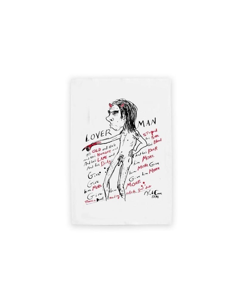 Nick Cave & The Bad Seeds LOVERMAN TEA TOWEL $5.68 Towels