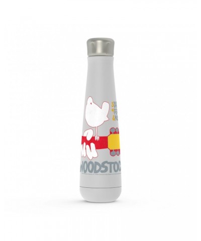 Woodstock Peristyle Water Bottle | 3 Days Of Peace And Music Logo Water Bottle $9.60 Drinkware