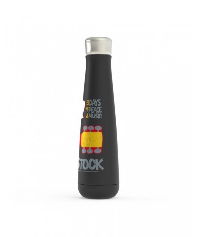 Woodstock Peristyle Water Bottle | 3 Days Of Peace And Music Logo Water Bottle $9.60 Drinkware