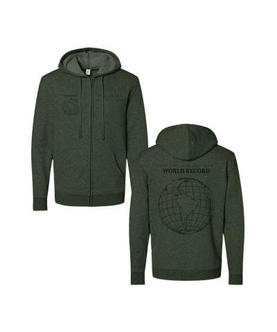 Neil Young World Record Zip Hoodie $22.50 Sweatshirts