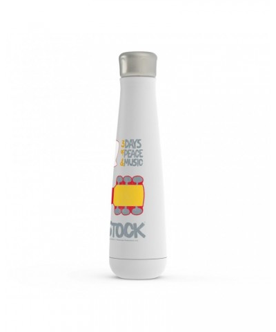 Woodstock Peristyle Water Bottle | 3 Days Of Peace And Music Logo Water Bottle $9.60 Drinkware