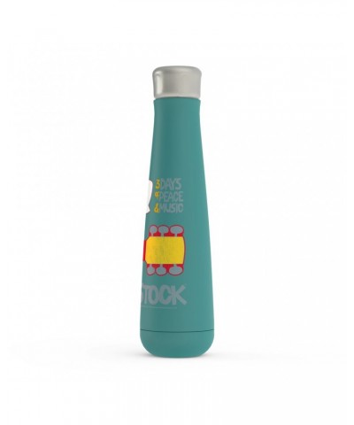 Woodstock Peristyle Water Bottle | 3 Days Of Peace And Music Logo Water Bottle $9.60 Drinkware