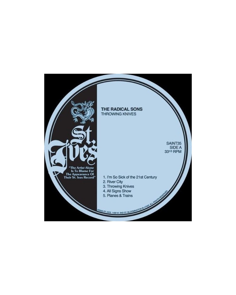 Radical Sons Throwing Knives Vinyl Record $11.22 Vinyl