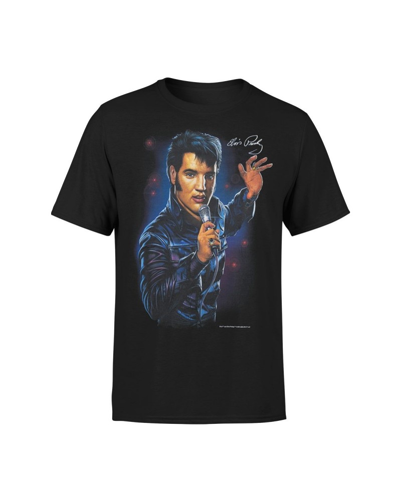 Elvis Presley 68 Comeback Special Signature Black T-shirt $8.38 Shirts