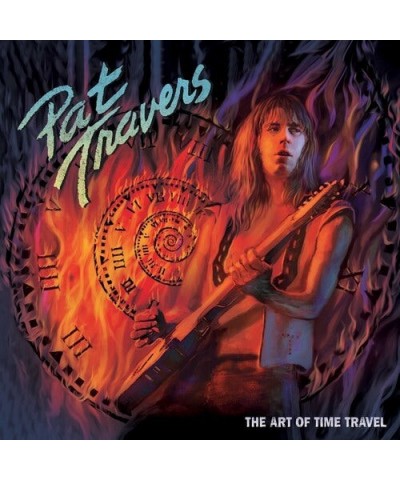 Pat Travers ART OF TIME TRAVEL - RED MARBLE Vinyl Record $9.67 Vinyl