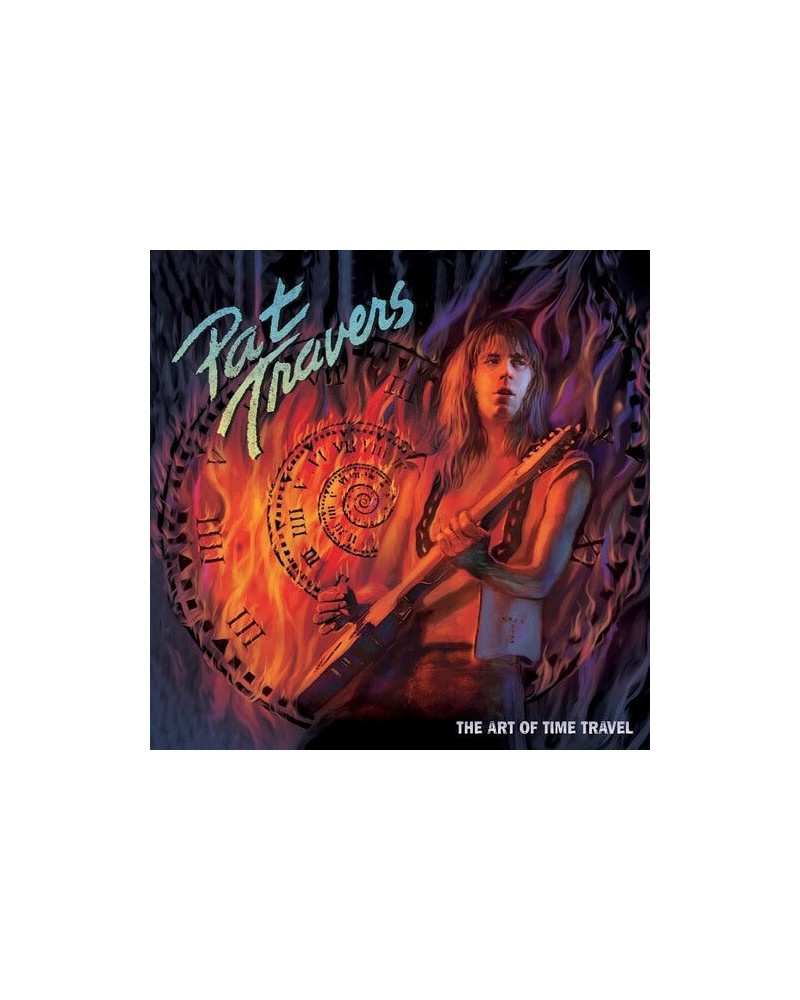 Pat Travers ART OF TIME TRAVEL - RED MARBLE Vinyl Record $9.67 Vinyl