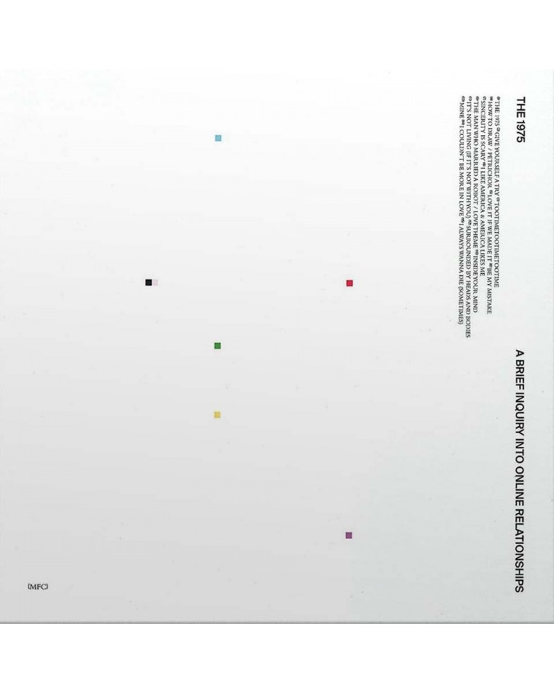 The 1975 LP Vinyl Record - A Brief Inquiry Into Online Relationships $29.21 Vinyl