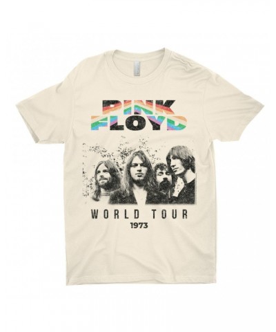 Pink Floyd T-Shirt | 1973 World Tour Prism Design Distressed Shirt $8.98 Shirts