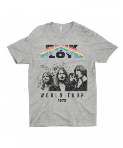 Pink Floyd T-Shirt | 1973 World Tour Prism Design Distressed Shirt $8.98 Shirts