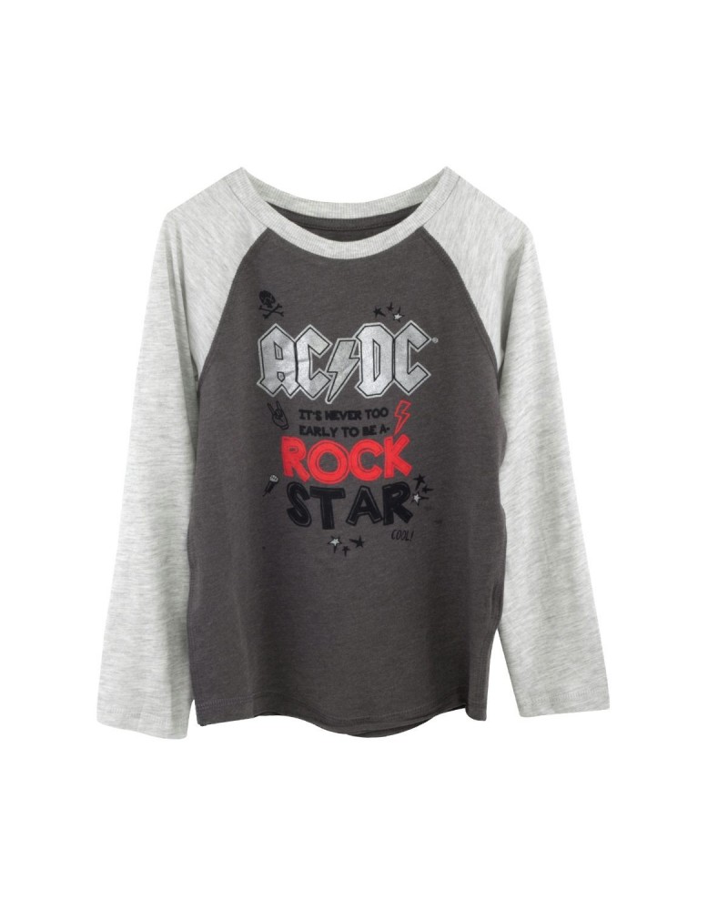 AC/DC Grey Kids It's Never Too Early To Rock T-Shirt $2.45 Shirts