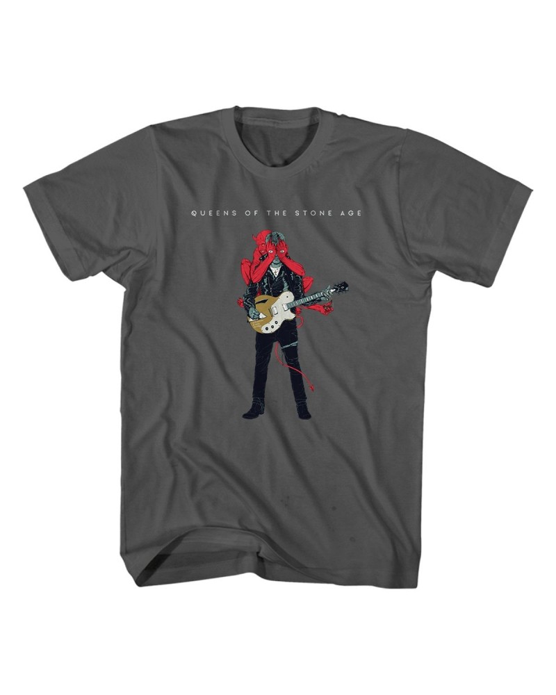 Queens of the Stone Age Josh Villains Charcoal Tee $7.80 Shirts