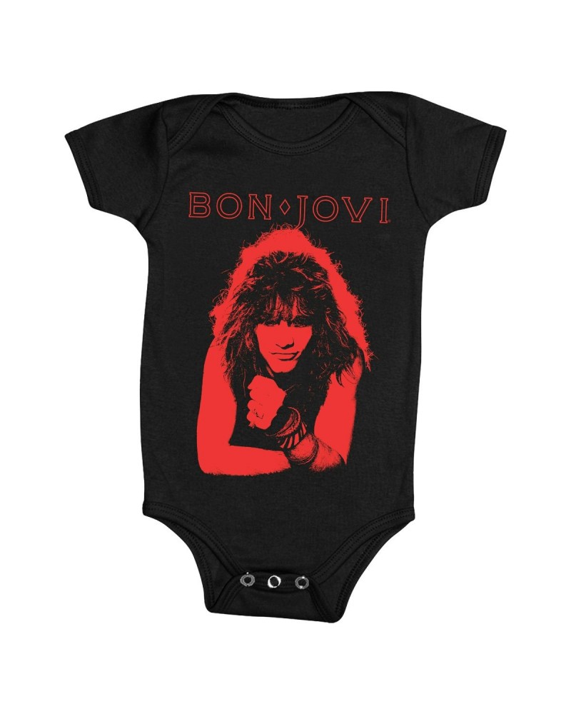 Bon Jovi Vintage Portrait Onesie $12.25 Kids