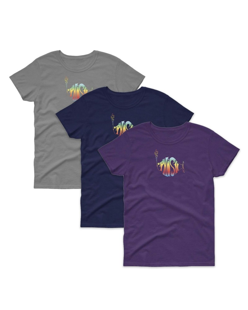 Phish Women’s Classic Rainbow Logo Tee $12.50 Shirts